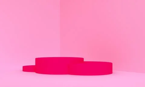 Minimalist abstract background, primitive geometrical figures, pastel colors, Stock Illustration