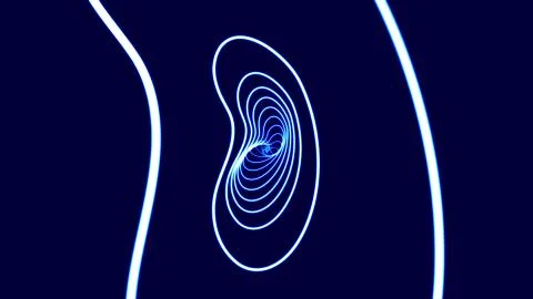 Minimalist abstract background. Seamless loop. Infinite space background. Matrix Illustrazione stock