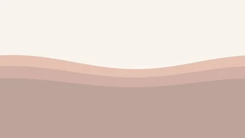 Minimalist abstract background with soft flowing layers of beige and peach Vídeo Stock 336263304