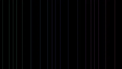 Minimalist abstract background with thin vertical lines on a black canvas Video stock 335117636