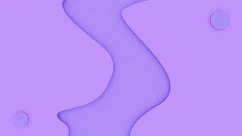 Minimalist abstract background with voluminous curves and soft shadows. Stock Illustration