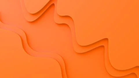 Minimalist abstract background with voluminous curves and soft shadows. Stock Illustration