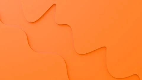Minimalist abstract background with voluminous curves and soft shadows. Stock Illustration