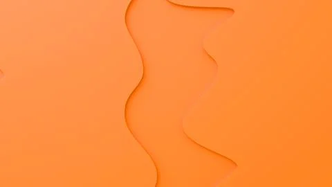 Minimalist abstract background with voluminous curves and soft shadows. Stock Illustration