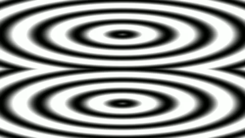 Minimalist abstract black white concentric wave pattern background loop ani.. Stock Footage 339778897