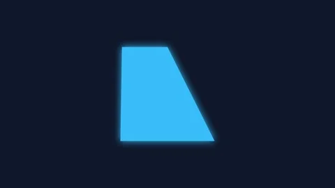 Minimalist abstract blue geometric triangle overlay for modern corporate vi.. Stock Footage 336805918