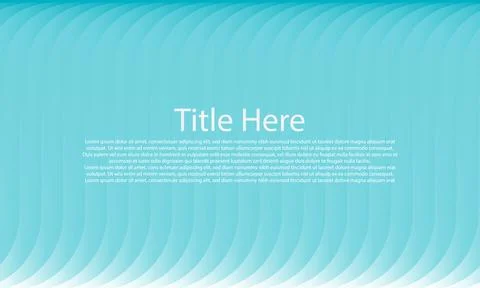 Minimalist Abstract Blue Gradient Background with Curved Lines.. Stock Illustration