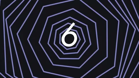 Minimalist abstract blue hexagon pattern animation background loop Stock Footage 342093140