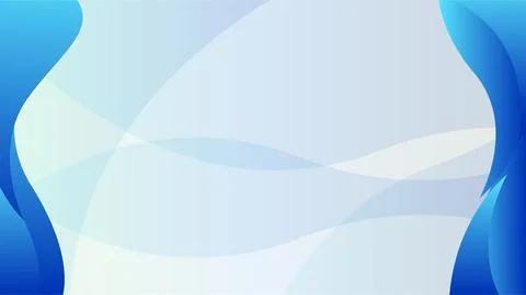 Minimalist Abstract Blue Wave Pattern With Gradient Background Elegance Stock Illustration