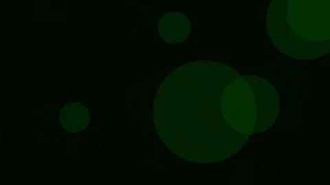 Minimalist abstract bokeh design: glowing colored circles on black gradient.. Stock Footage 341055341