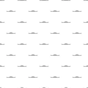 Minimalist abstract bridge repeating seamless pattern background Illustrazione stock