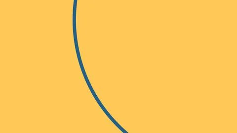 A minimalist abstract composition featuring a bold blue curved line cutting a Stockillustratie