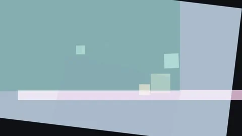 A minimalist abstract composition featuring geometric shapes in muted tones.. Stock Footage 335441923