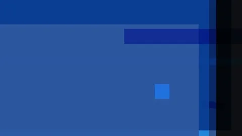 A minimalist abstract composition featuring shades of blue, with a rectangu.. Stock Footage 335441841