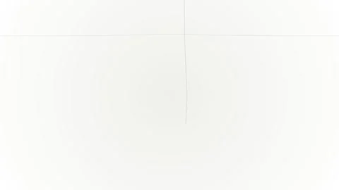 A minimalist abstract composition featuring a single thin vertical grey lin.. Stock Footage 346326622