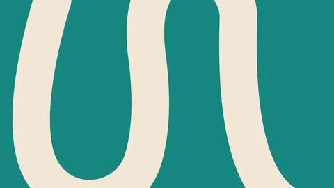 Minimalist Abstract Curved Background Stock Illustration