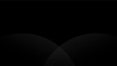 Minimalist Abstract Dark Black Background with Subtle Curved Waves. Stock Illustration