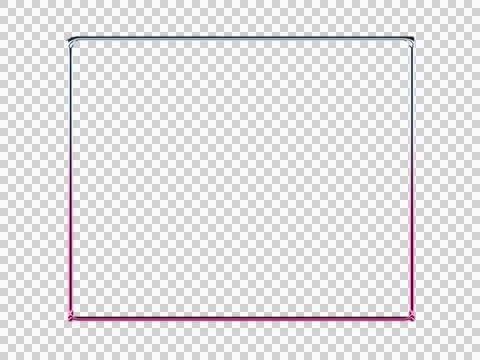 Minimalist abstract with dark gradient background and thin white frame Stock Illustration