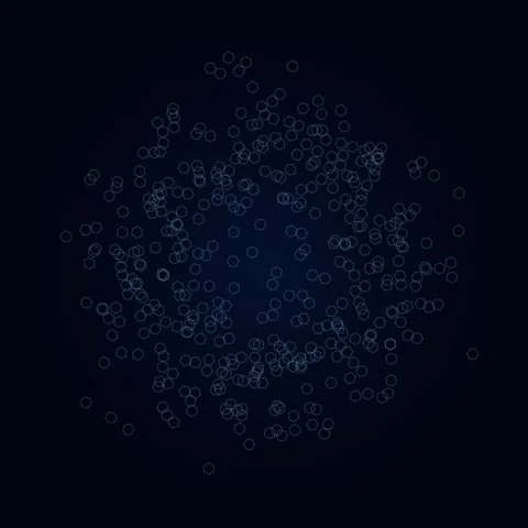 Minimalist abstract deep blue gradient background for creative design project Stock Footage 345691196