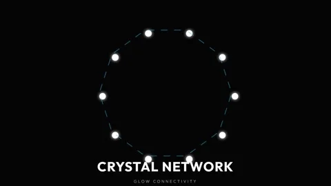 Minimalist abstract digital network connection technology background loop Stock Footage 337655929