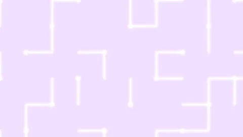 Minimalist abstract digital networking lines connecting nodes on lilac back.. Stock Footage 337707448