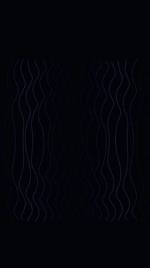Minimalist Abstract Flowing Vertical Blue Wave Lines Motion Background_loop Stock Footage 334797091