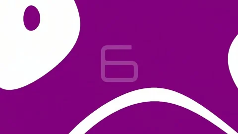 Minimalist abstract geometric background with repeating magenta curve pattern Stock Footage 342206259