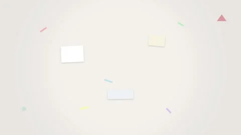 Minimalist Abstract Geometric Background with Soft Gradient and Subtle Shapes Stock Footage 346660609