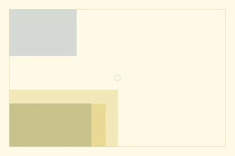 Minimalist Abstract Geometric Composition with Soft Pastel Colors Stock Illustration