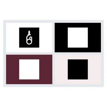 Minimalist Abstract Geometric Design Grid Pattern Stock Illustration