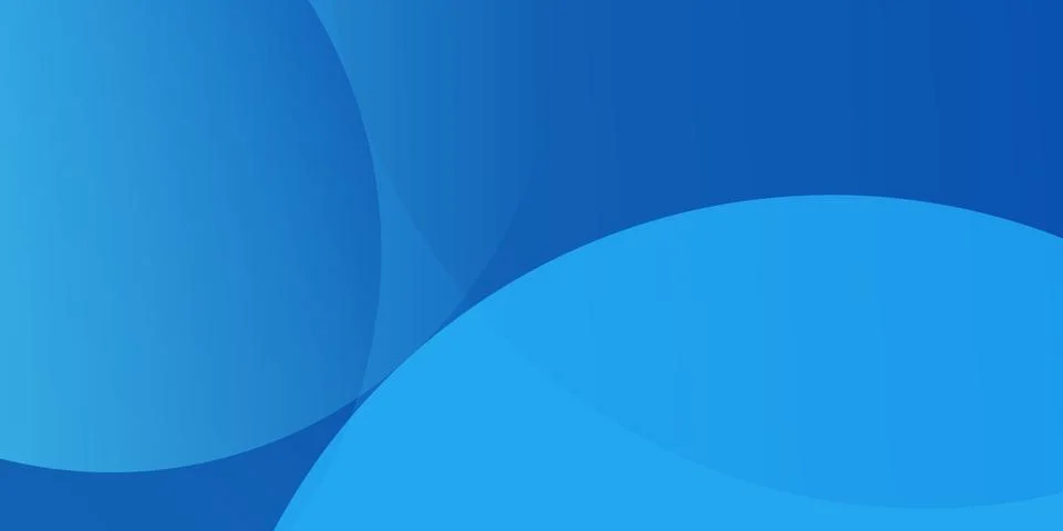 Minimalist abstract geometric gradient design with bold blue color shades. .. Stock Illustration