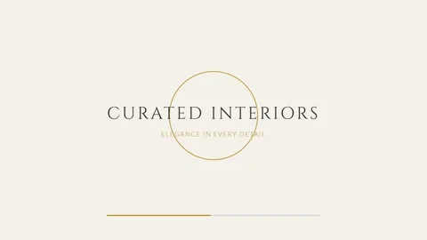 Minimalist abstract gold circle animation on solid background Stock Footage 337577431