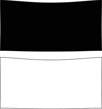 Minimalist abstract gradient and wave vector design Illustration