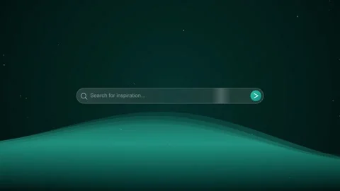 Minimalist Abstract Green Wave Gradient Background for Modern Presentation Stock Footage 346001211