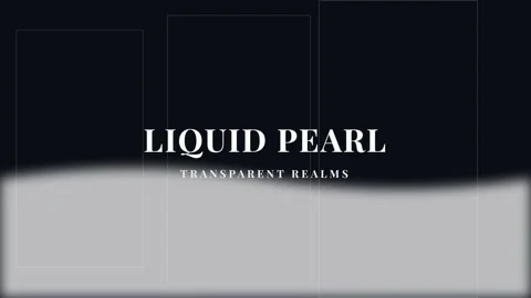 Minimalist Abstract Liquid Pearl Logo Reveal on Dark Background Stock Footage 337656231