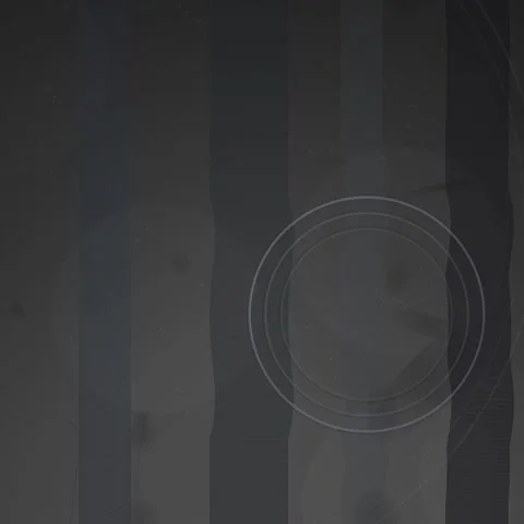 Minimalist abstract loop graphic on dark background for sci-fi tech visuali.. Видео 345688933