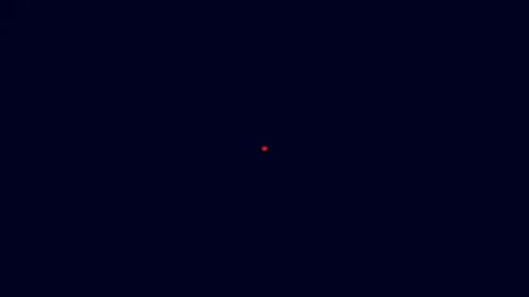 Minimalist abstract orange glowing square animation on black background Stock Footage 341055010