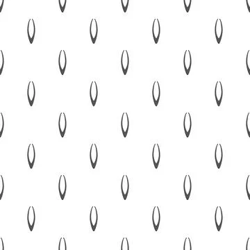 Minimalist abstract ovals seamless pattern forming repetition Illustrazione stock