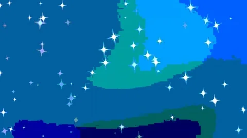 Minimalist Abstract Pattern: Clean Digital Loop with Subtle Particle Motion Stock Footage 283453230