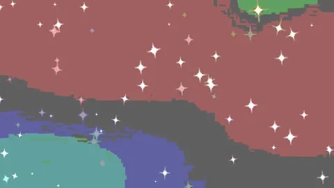 Minimalist Abstract Pattern: Clean Digital Loop with Subtle Particle Motion Stock Footage 283453245