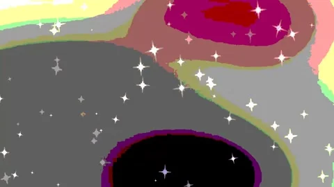 Minimalist Abstract Pattern: Clean Digital Loop with Subtle Particle Motion Stock Footage 283453249