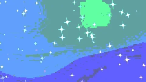 Minimalist Abstract Pattern: Clean Digital Loop with Subtle Particle Motion Stock Footage 283453262