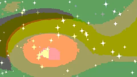 Minimalist Abstract Pattern: Clean Digital Loop with Subtle Particle Motion Stock Footage 283453264