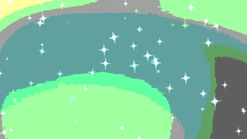 Minimalist Abstract Pattern: Clean Digital Loop with Subtle Particle Motion Stock Footage 283453281