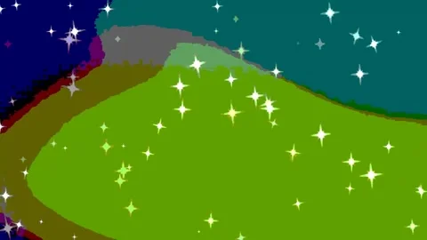 Minimalist Abstract Pattern: Clean Digital Loop with Subtle Particle Motion Stock Footage 283453283