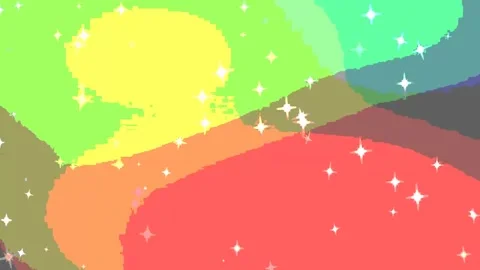 Minimalist Abstract Pattern: Clean Digital Loop with Subtle Particle Motion Stock Footage 283453330