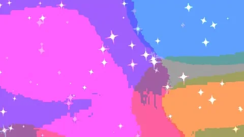 Minimalist Abstract Pattern: Clean Digital Loop with Subtle Particle Motion Stock Footage 283453335