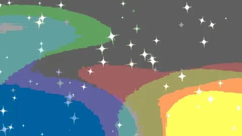 Minimalist Abstract Pattern: Clean Digital Loop with Subtle Particle Motion Stock Footage 283453338