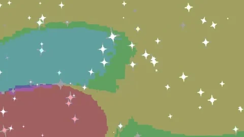 Minimalist Abstract Pattern: Clean Digital Loop with Subtle Particle Motion Stock Footage 283453352