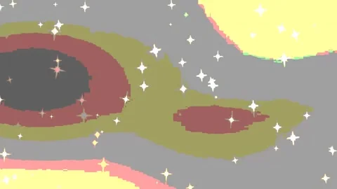 Minimalist Abstract Pattern: Clean Digital Loop with Subtle Particle Motion Stock Footage 283453353